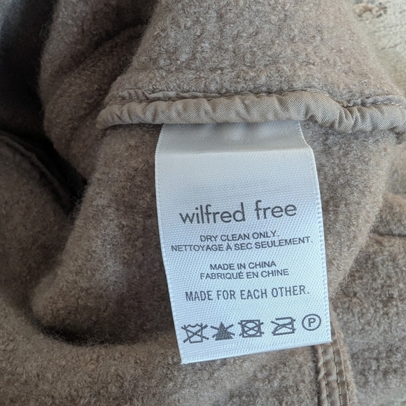 Wilfred Free The Ganna Cropped Shirt Jacket Wool - Picture 9 of 10